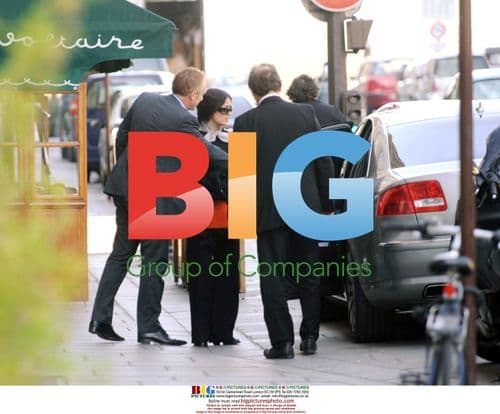 Franois Pinault and Salma Hayek strolling in Paris