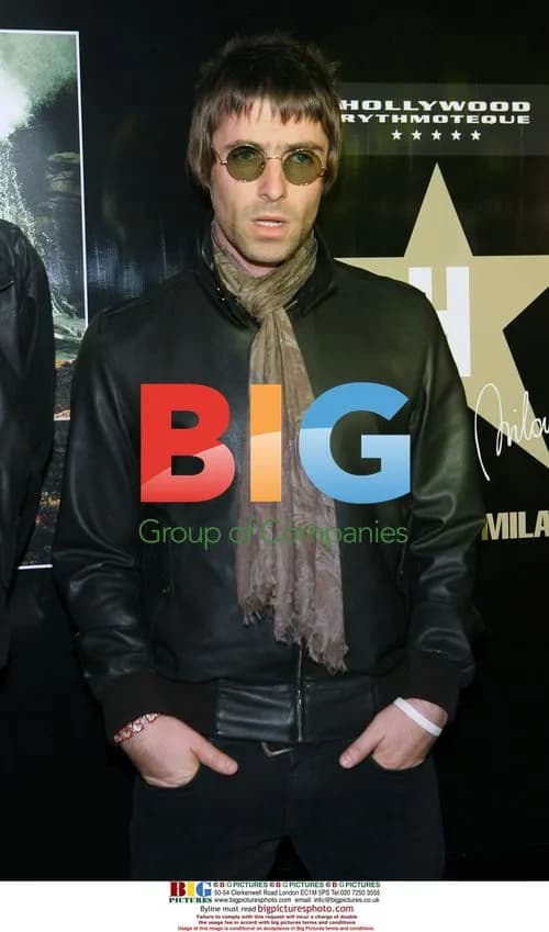 Liam Gallagher in downtown Milan