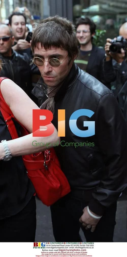 Liam Gallagher out in downtown Milan