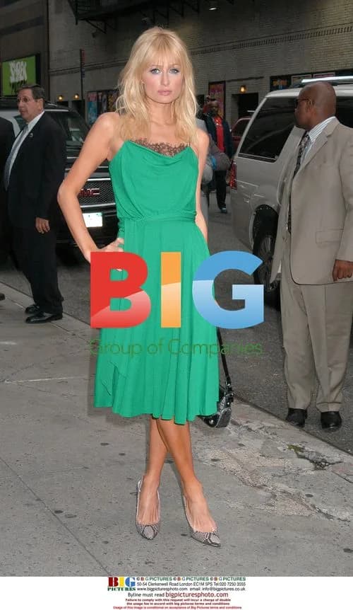 Paris Hilton on "Late Show with David Letterman"
