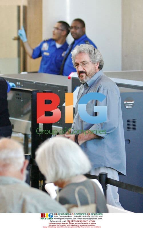Harold Ramis departs LAX airport