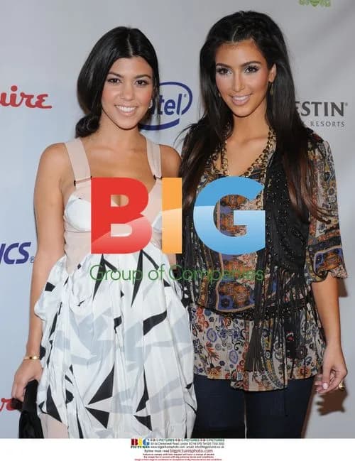 Kim and Kourtney Kardashian at Esquire House Event