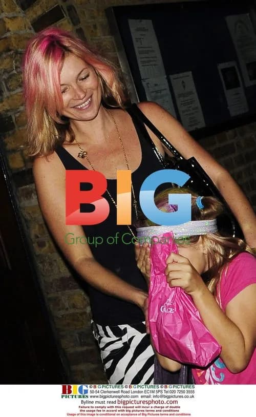 Kate Moss at Lila Grace's Birthday Party