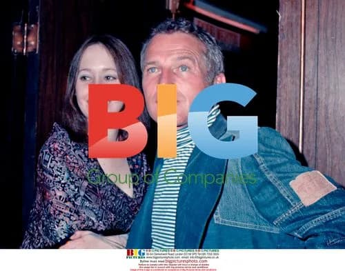 Paul Newman with Daughter in 1974