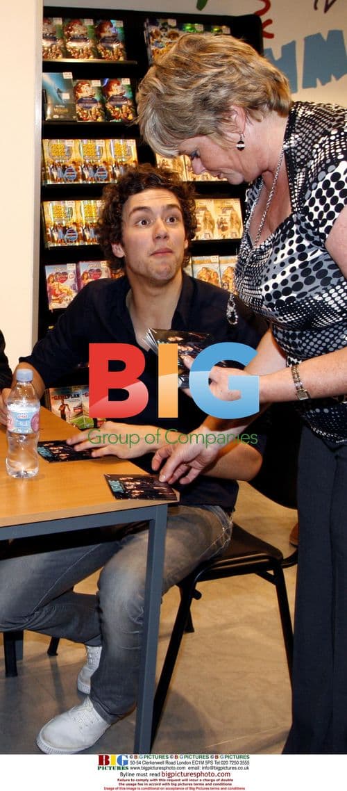 Boy band Avenue performs at HMV in Liverpool