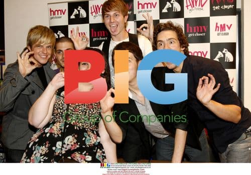 Boy band Avenue perform at HMV Liverpool