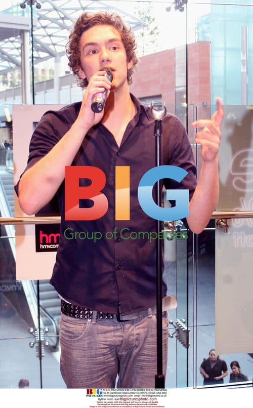 Boy band Avenue at HMV in Liverpool