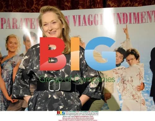 Meryl Streep at Mamma Mia photocall in Rome