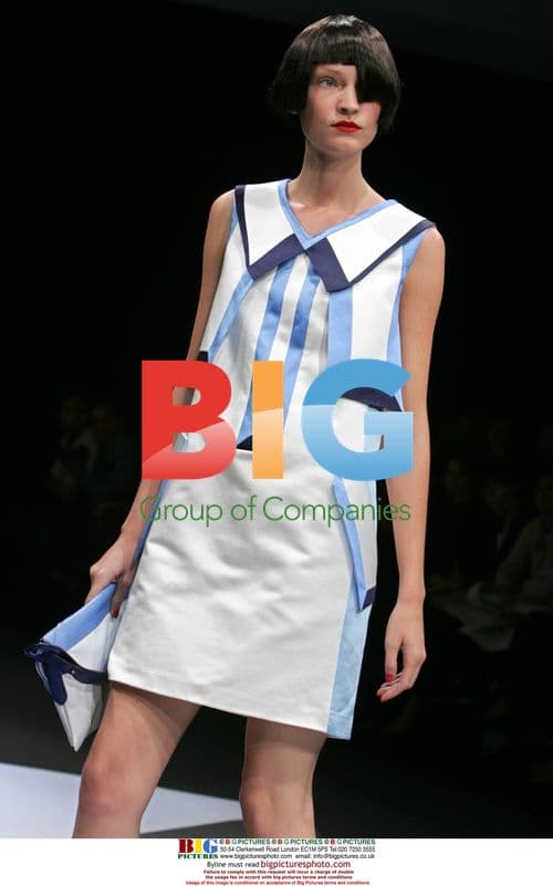 Model in Lie Sang Bong outfit at Paris Fashion Week