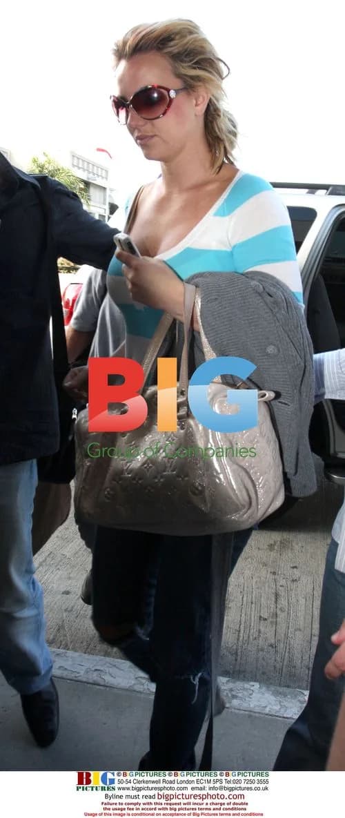 Britney Spears Departs LAX