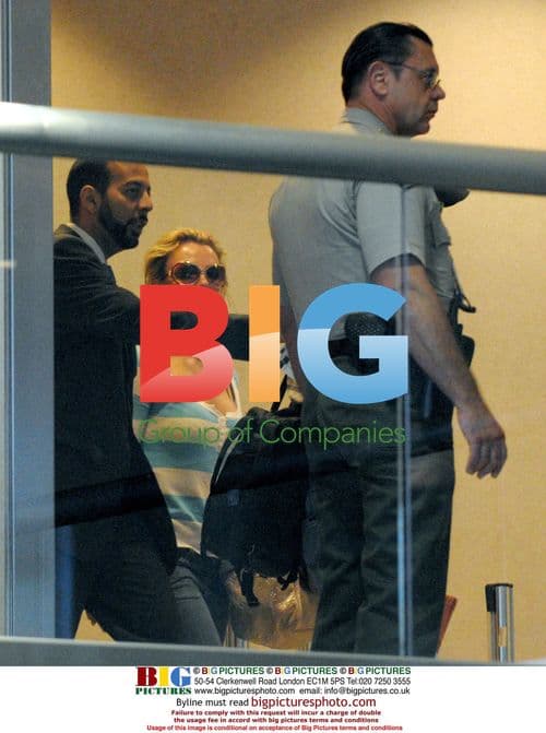 Britney Spears Departs LAX