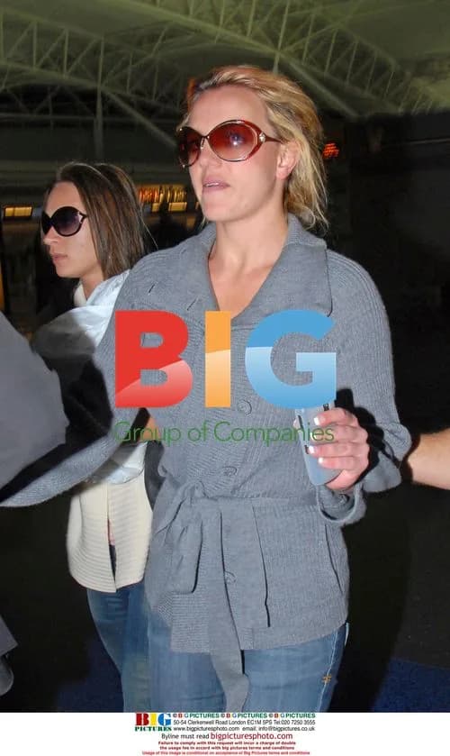 Britney Spears arrives at JFK Airport