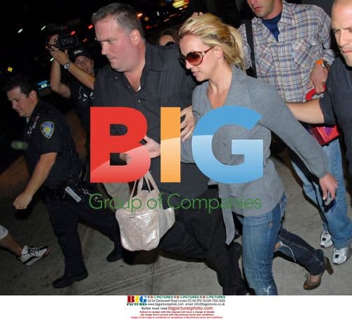 Britney Spears arrives at JFK Airport