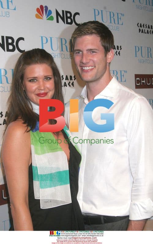 SARAH LANCASTER and RYAN MC PARTLIN at Chuck Celebration
