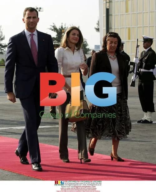 Prince and Princess of Asturia arrive in Mexico City