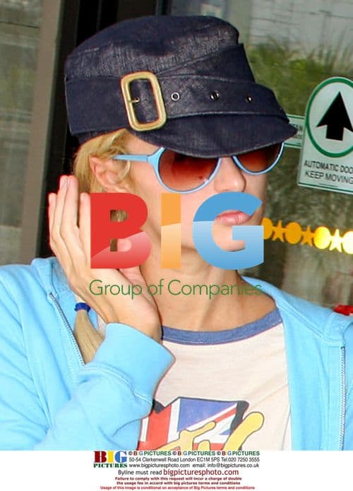 Paris Hilton and Benji Madden at LAX