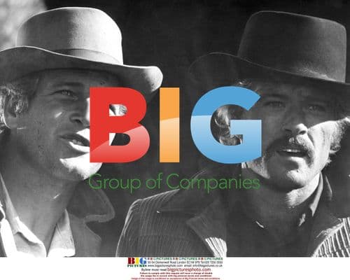 Newman and Redford on "Butch Cassidy" set