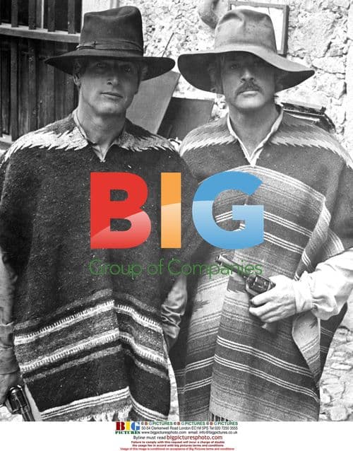 Paul Newman on set of "Butch Cassidy and the Sundance Kid"