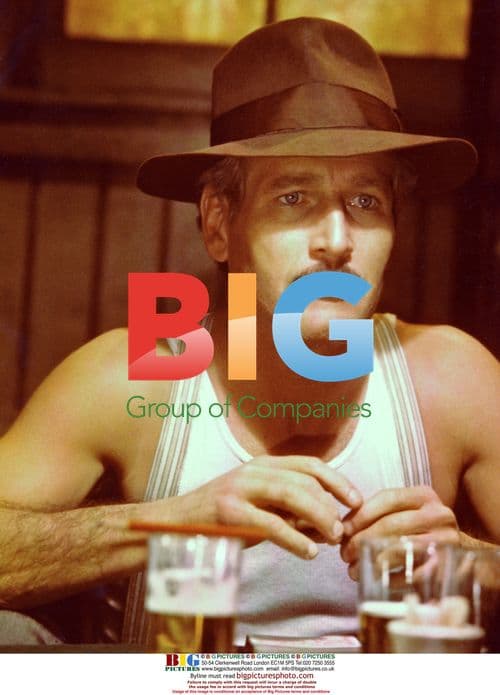 Paul Newman on the set of "The Sting"