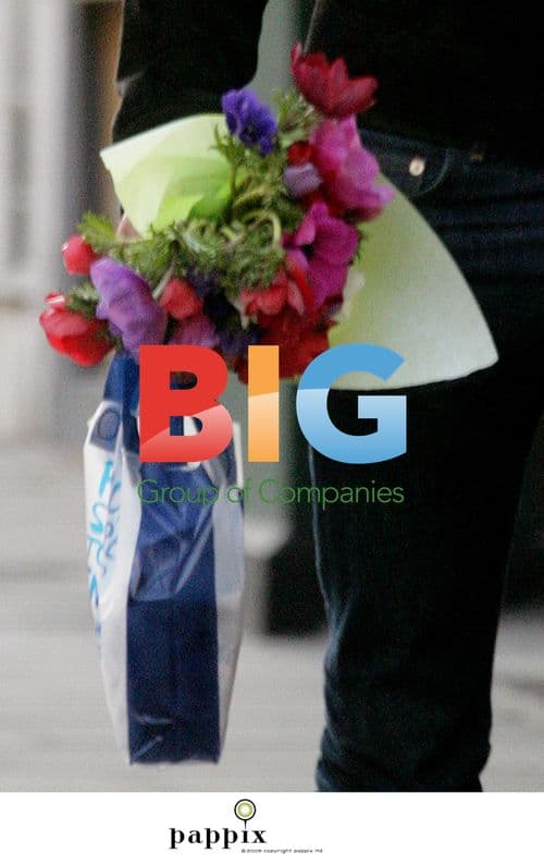 Bobbie Gillespie of Primal Scream Holding Flowers