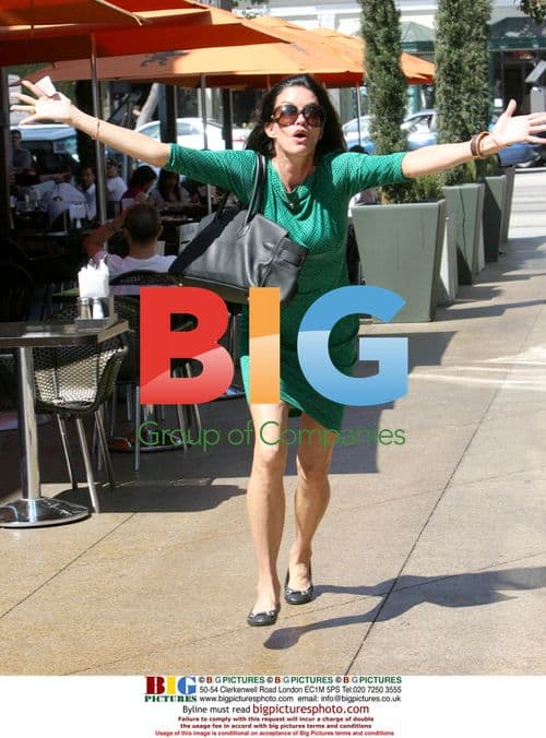 Janice Dickinson Supermodel Pose in West Hollywood