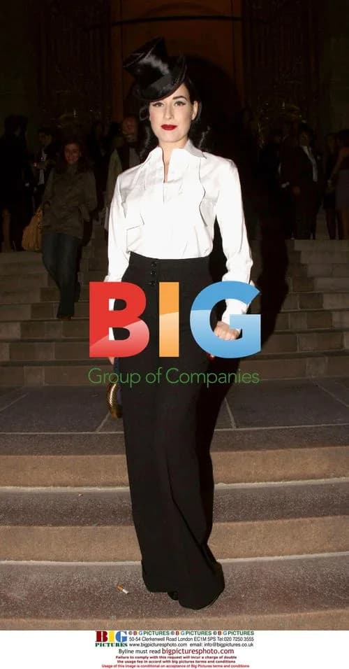 Dita Von Teese at Petit Palais exhibit