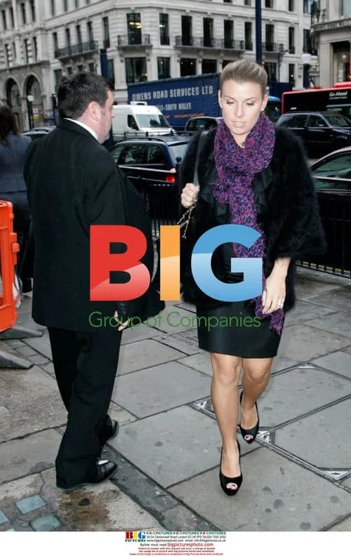 Coleen Rooney goes shopping in London