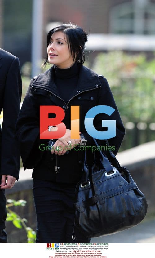 Kim Ryder on set for Liam Connor's funeral