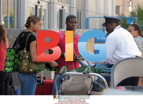 Tina Fey and Tracy Morgan depart LAX