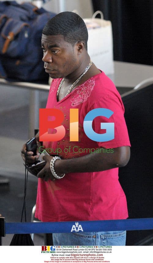 Tina Fey and Tracy Morgan at LAX