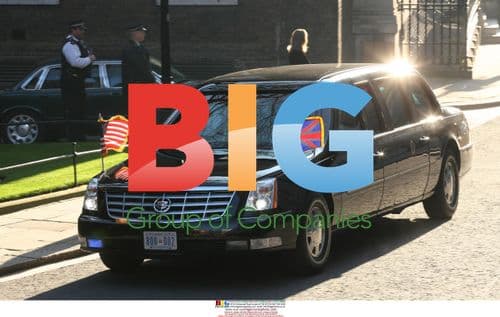 Obama Arrives at Downing Street for G20 Summit