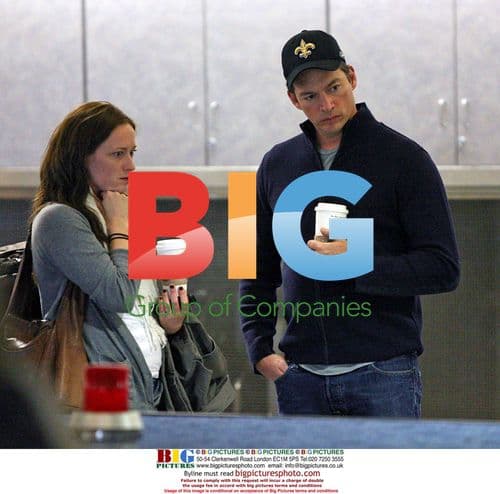 Harry Connick Jr. and wife at LAX