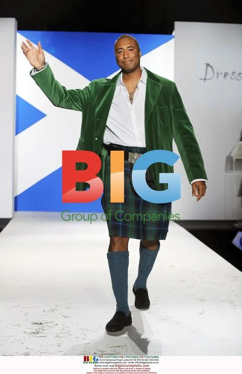 Bernie Williams at 'Dressed To Kilt' Fashion Show