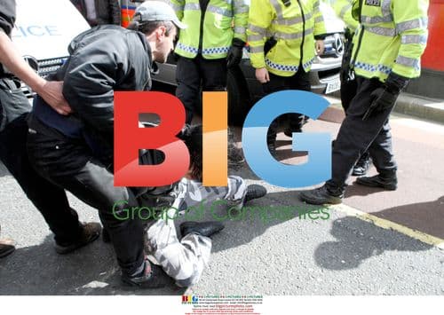 Demonstrators clash with police in London protest