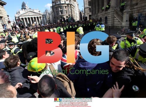 Demonstrators clash with police in London protest