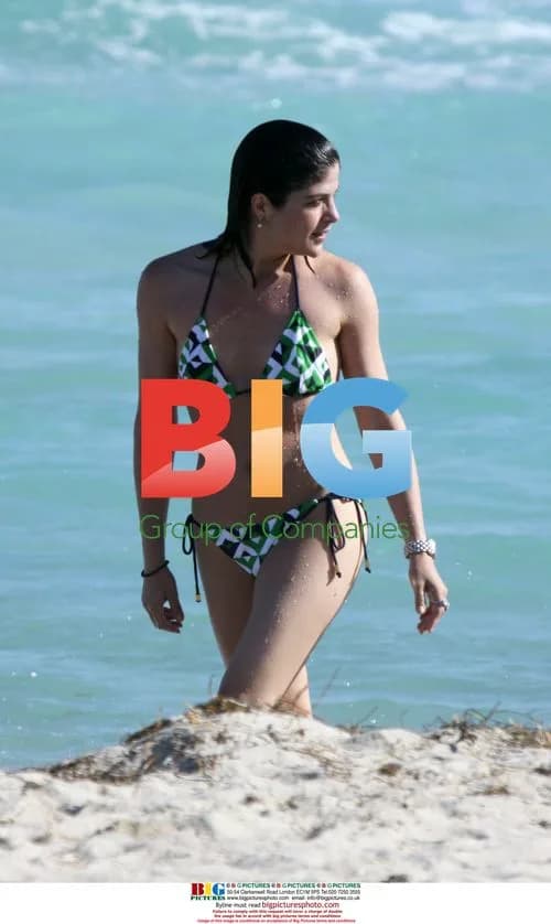 Selma Blair and Mikey Day on Miami Beach