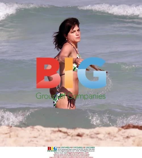 Selma Blair on Miami Beach