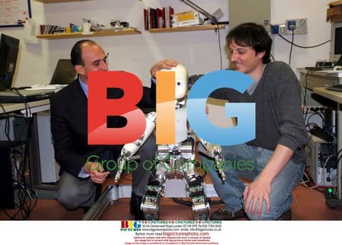 Professor Fadiga and iCub Robot