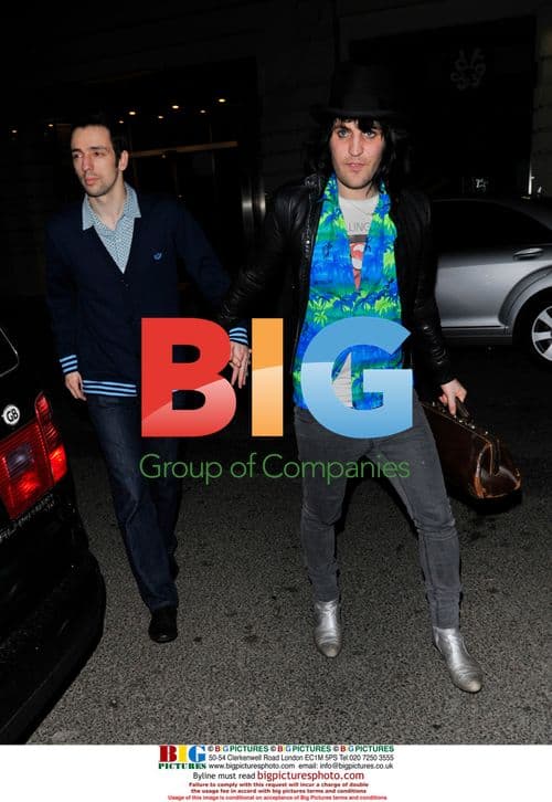 Noel Fielding and Ralph Little arrive at event