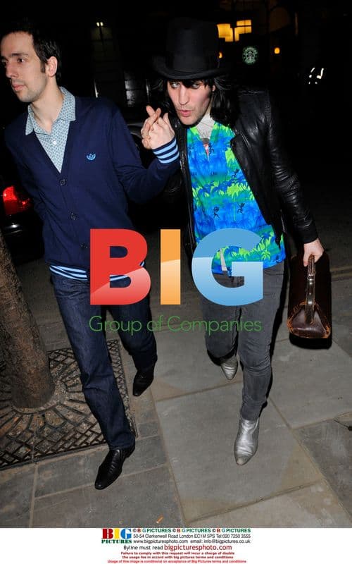 Noel Fielding and Ralph Little Arrive at Jalouse