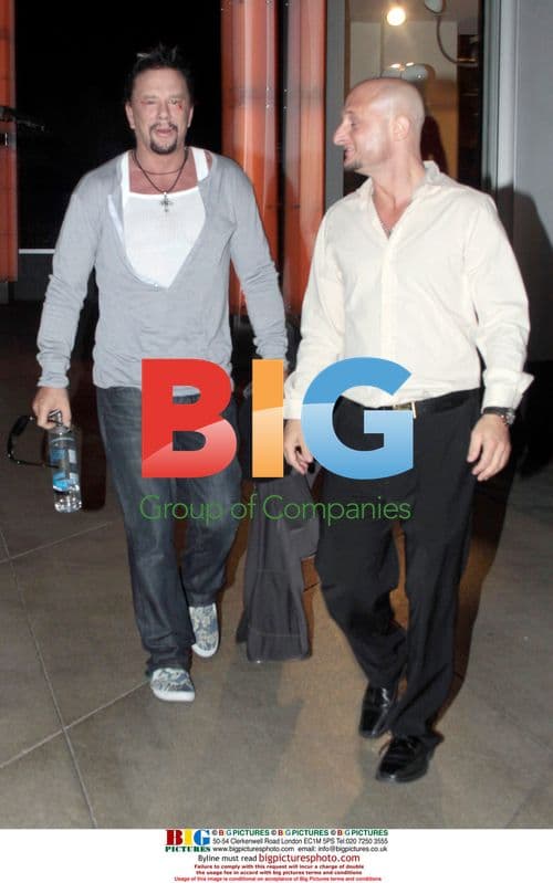 Mickey Rourke Leaves Gym with Bloody Face