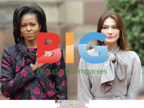 Michelle Obama and Carla Bruni at NATO Summit