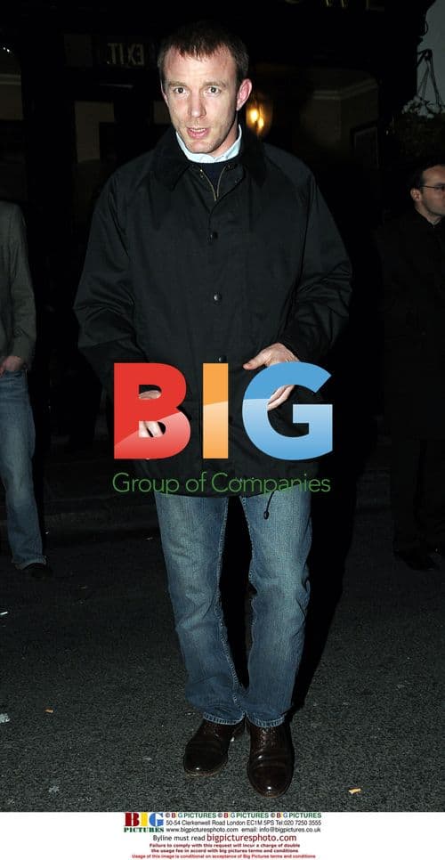 Guy Ritchie at his bar in London