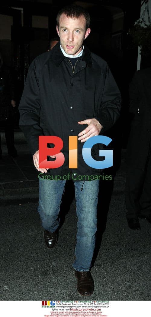 Guy Ritchie out at his bar