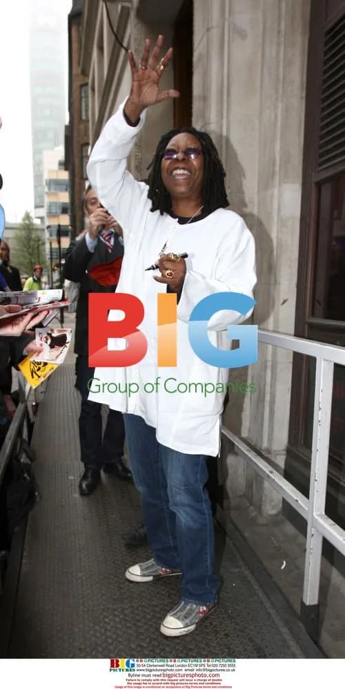Whoopi Goldberg leaves Radio 1 studios