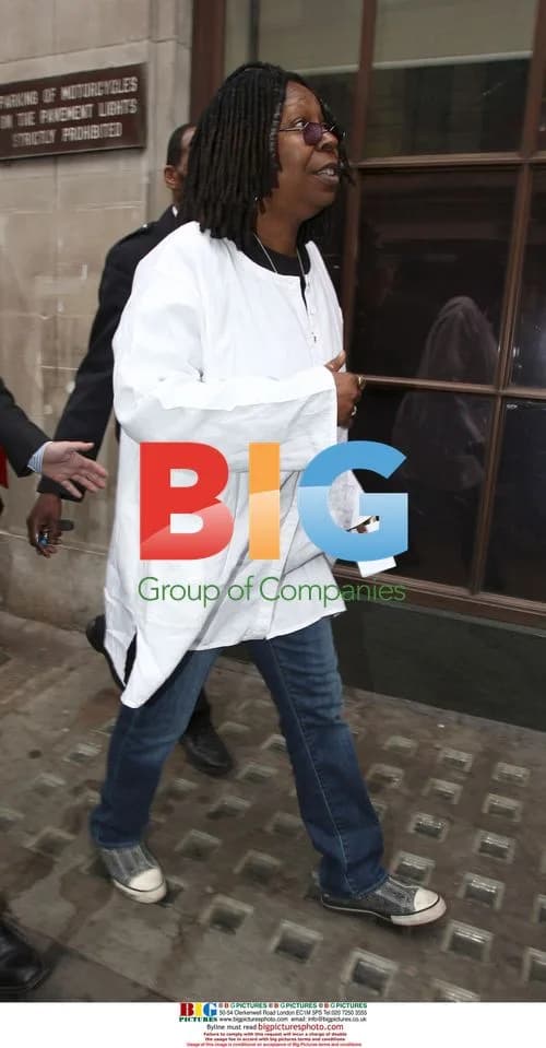 Whoopi Goldberg leaves Radio 1 studios