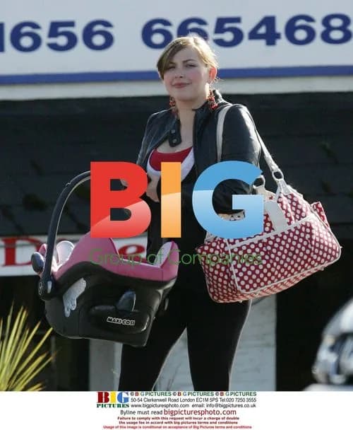 Charlotte Church out with baby Ruby