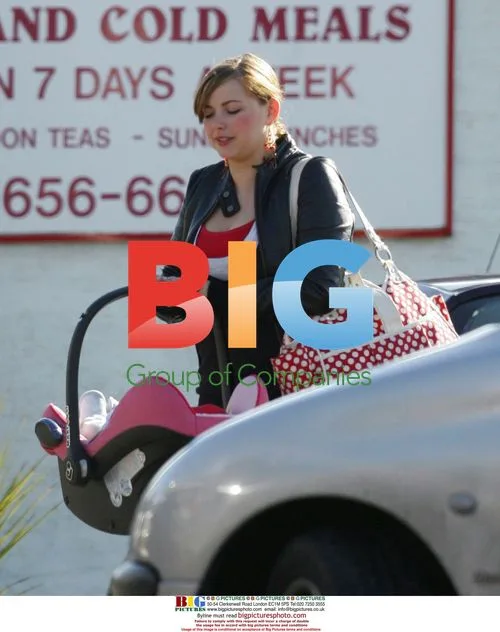 Charlotte Church out with baby