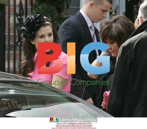 Coleen Rooney Leaving Home for Races