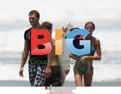 Tom Brady and Gisele Bundchen on Costa Rica Vacation
